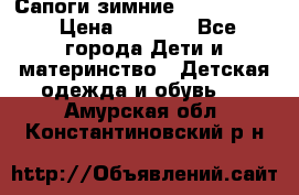 Сапоги зимние Skandia Tex › Цена ­ 1 200 - Все города Дети и материнство » Детская одежда и обувь   . Амурская обл.,Константиновский р-н